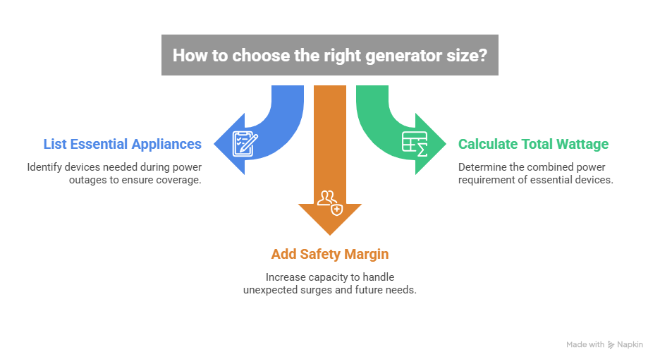 How to Choose the Right Generator Size