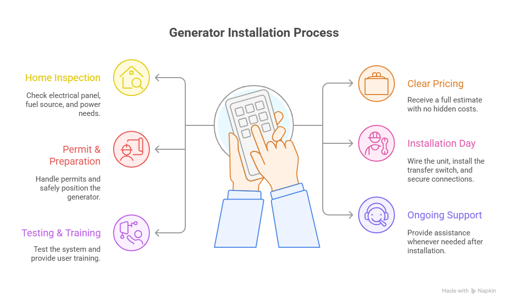 Generator Installation process