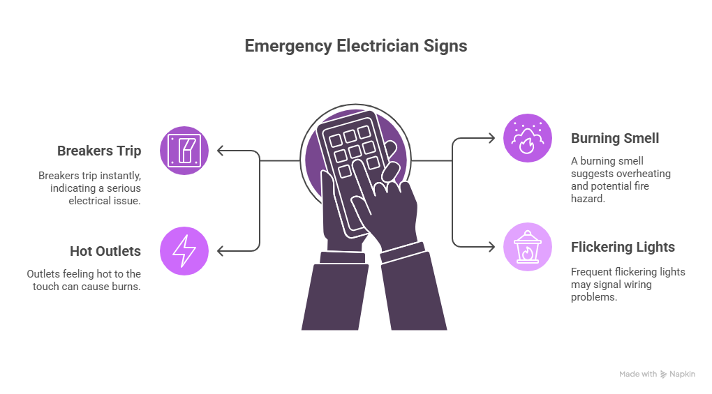 Signs to call Emergency Electrician
