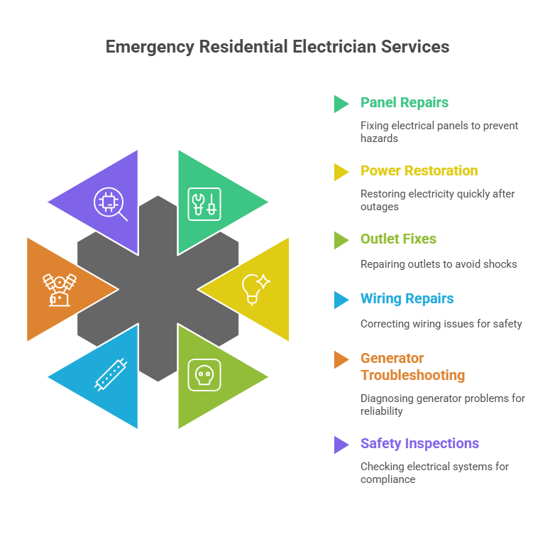 Emergency Residential Electrician Services You Can Expect