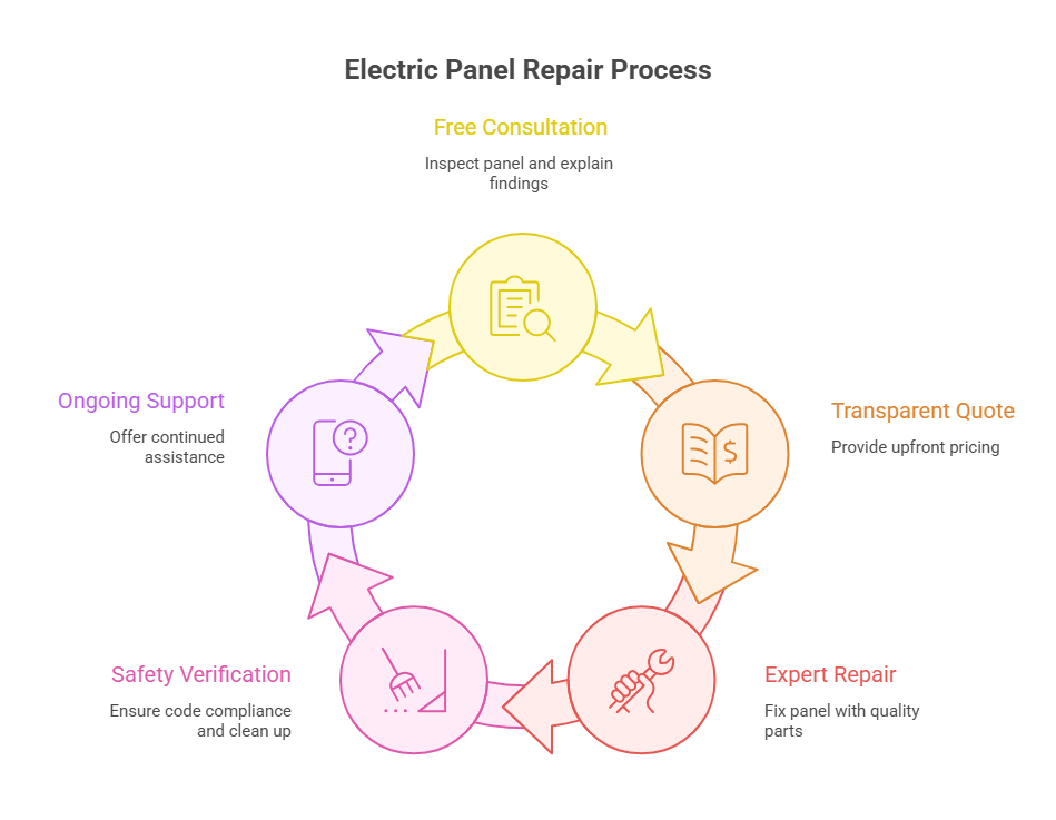 Our Electric Panel Repair Process